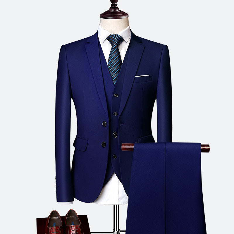 Ysolde Men's Suit – Refined 3-Piece Suit, Breathable and Cozy for Weddings and Business