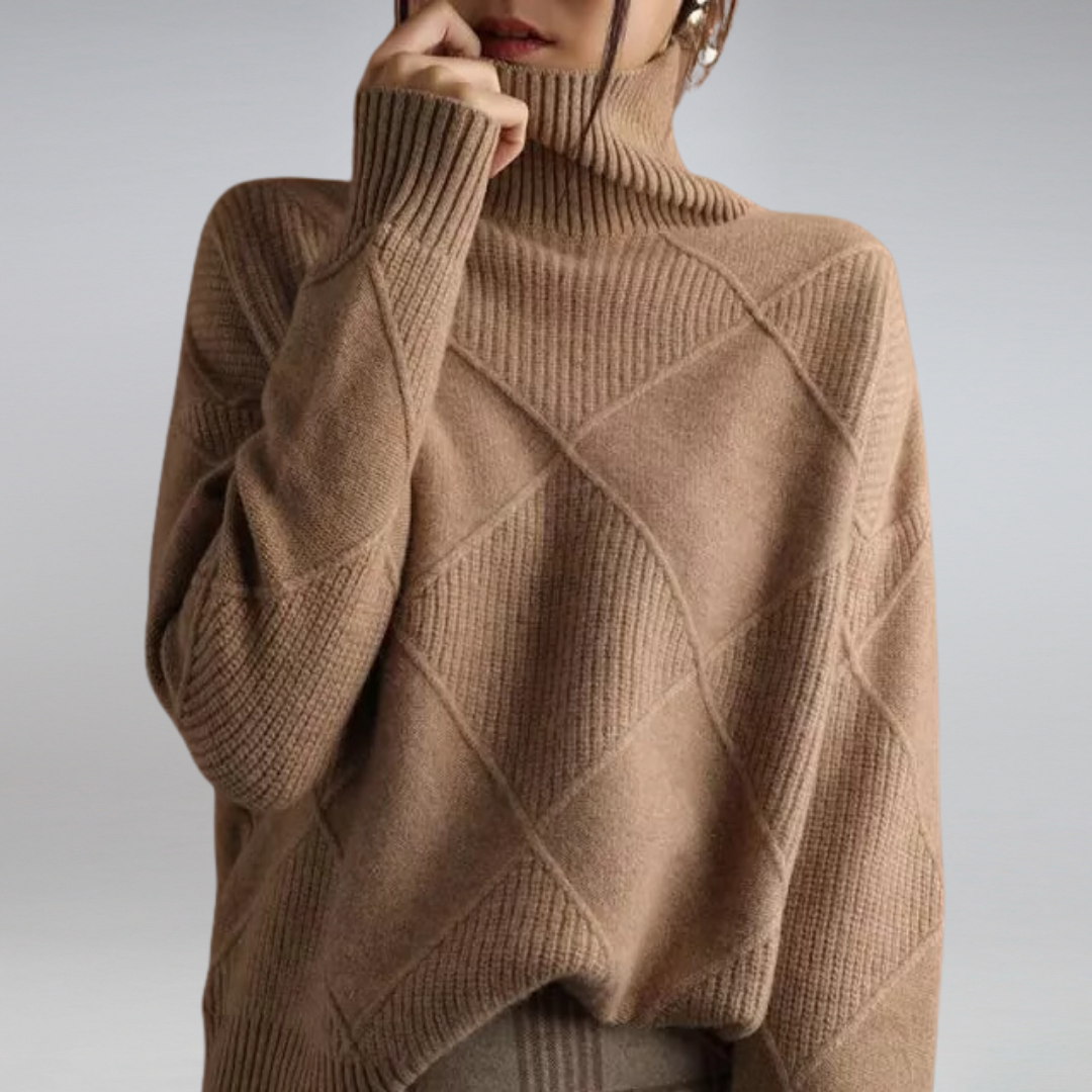 Anwen Cashmere Turtleneck for Women – A Gentle, Insulating & Refined Knit