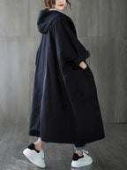 Kaspar Women's Trench Coat – Long With Hood Coat with an Sophisticated Fit for Rainy Days