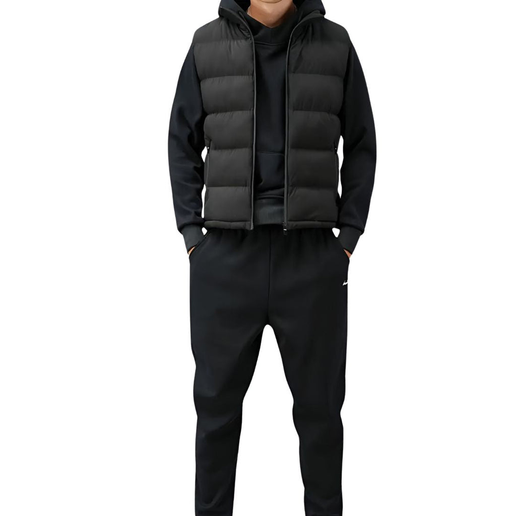Amadea Men's Vest – Lightweight, Waterproof Sleeveless Puffer with High Zip Collar