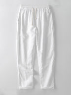 Thalassa Men's Summer Two-Piece Set – Breathable Linen-Feel Style with Short-Sleeve Design & Easy-Fit Trousers