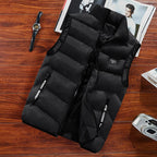 Gunhild Men's Quilted Vest – Sleeveless Design, Thermal Warmth & Zip-Up Closure