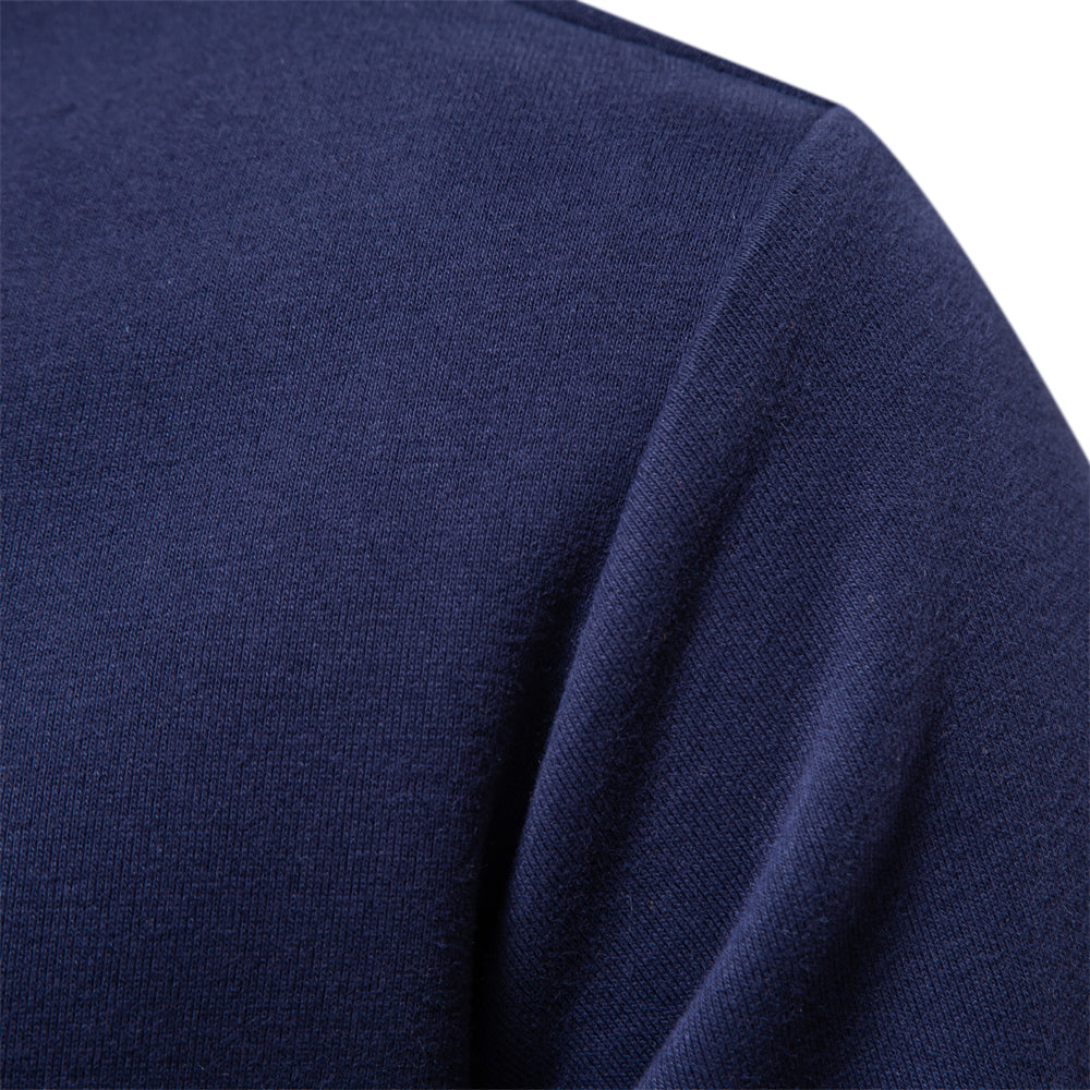 Jethro Men's Polo Sweater – Long-Sleeve Breathable Knit with a Classic Collar & Timeless Style