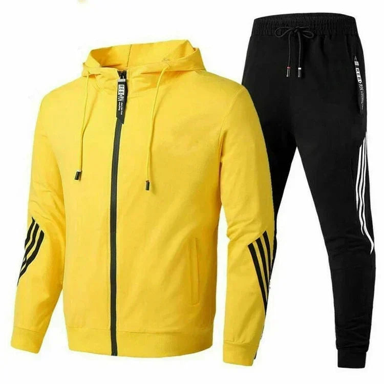 Vesna Men's With Hood Tracksuit – Cozy, Modern & Versatile