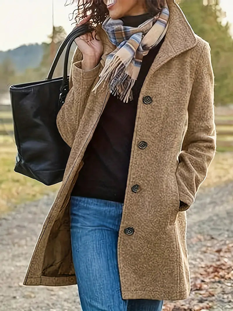 Iolanthe Women's Coat – Refined Winter Coat with a Cozy Lining & Feminine Silhouette