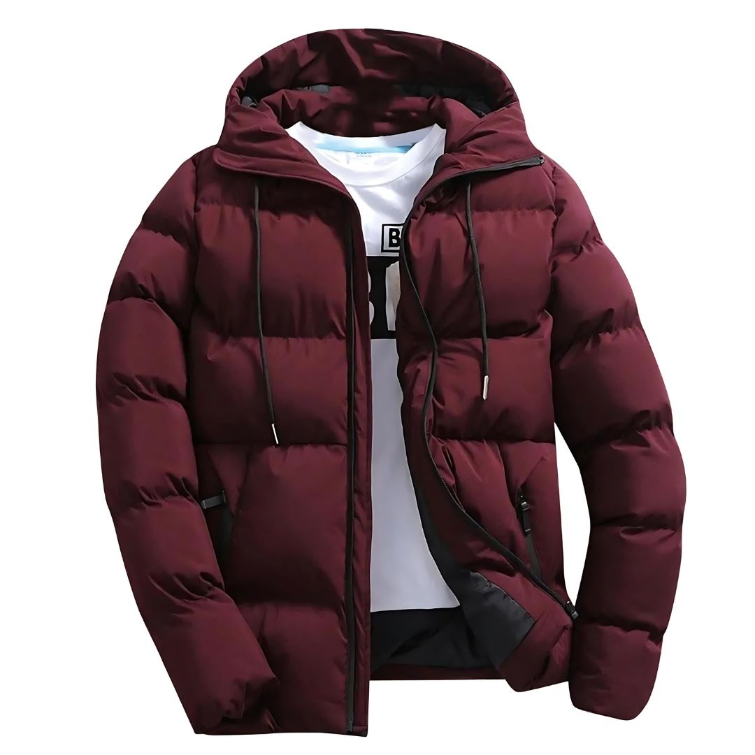 Xoana Men's Parka – Waterproof Winter Coat with Adjustable Hood & Cozy Lining