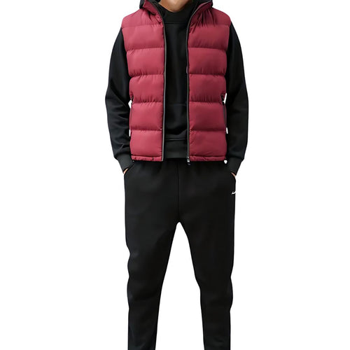 Amadea Men's Vest – Lightweight, Waterproof Sleeveless Puffer with High Zip Collar