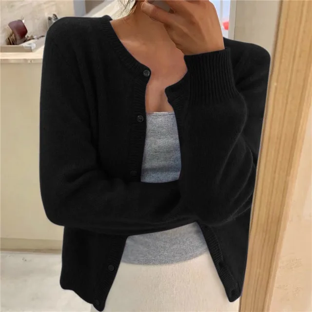 Oisin Women's Cardigan – Plush Knit Sweater with a Comfortable Fit & Effortless Timeless Elegance