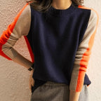 Perceval Women's Striped Sweater – Fitted Cut, Graphic Style & Cozy Cotton