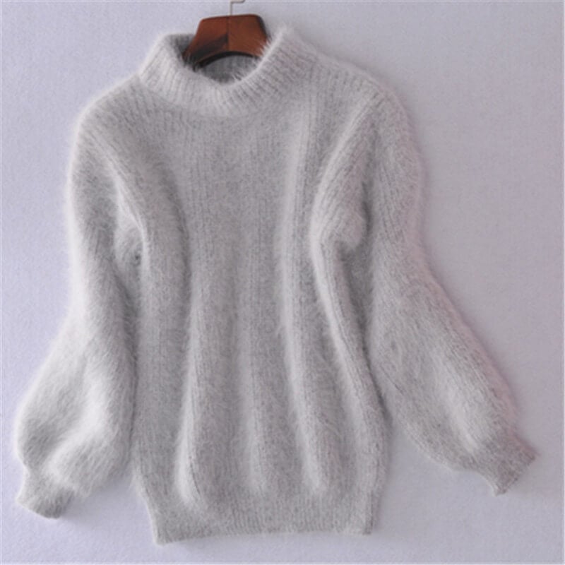 Godric Women's Sweater – Loose-Knit Wool Pullover, Cozy & Refined with a Modern Style