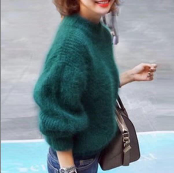Godric Women's Sweater – Loose-Knit Wool Pullover, Cozy & Refined with a Modern Style
