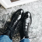 Balthazar Women's Boots – Refined Heeled Lace-Up Boots in Premium Leather