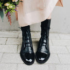 Balthazar Women's Boots – Refined Heeled Lace-Up Boots in Premium Leather