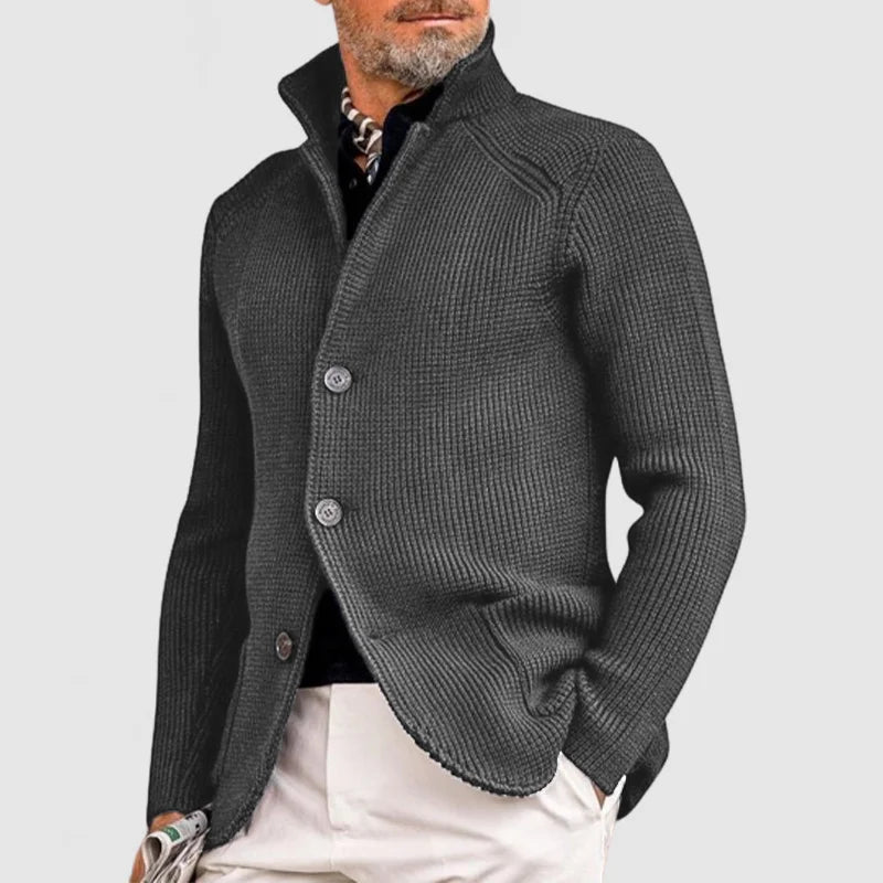 Nils Men's Cardigan – Refined Gentle Wool Cardigan with a Cozy, Timeless Style