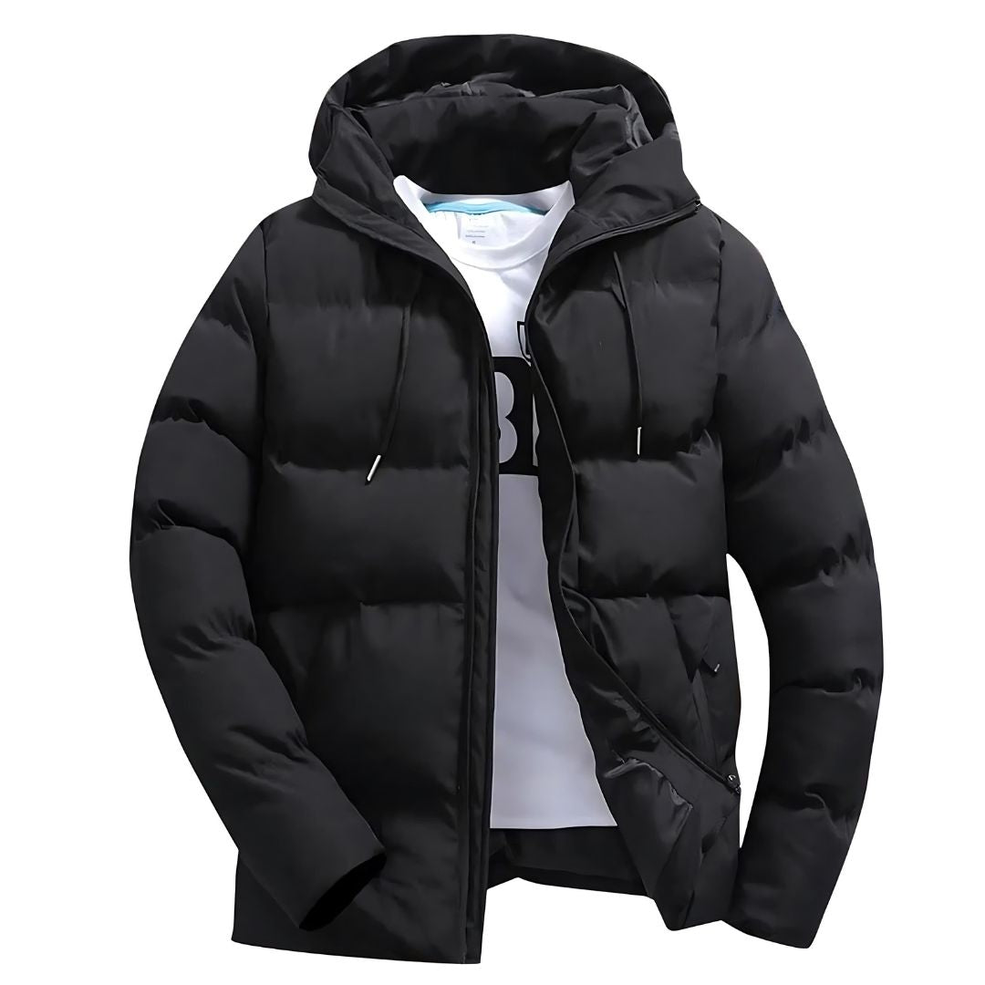Xoana Men's Parka – Waterproof Winter Coat with Adjustable Hood & Cozy Lining