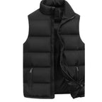 Amadea Men's Vest – Lightweight, Waterproof Sleeveless Puffer with High Zip Collar