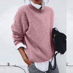 Wenceslas Cashmere Sweater for Women – A Luxurious Knit with Classic Crewneck & Flattering Fit