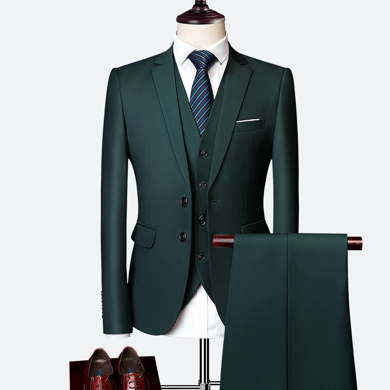 Ysolde Men's Suit – Refined 3-Piece Suit, Breathable and Cozy for Weddings and Business