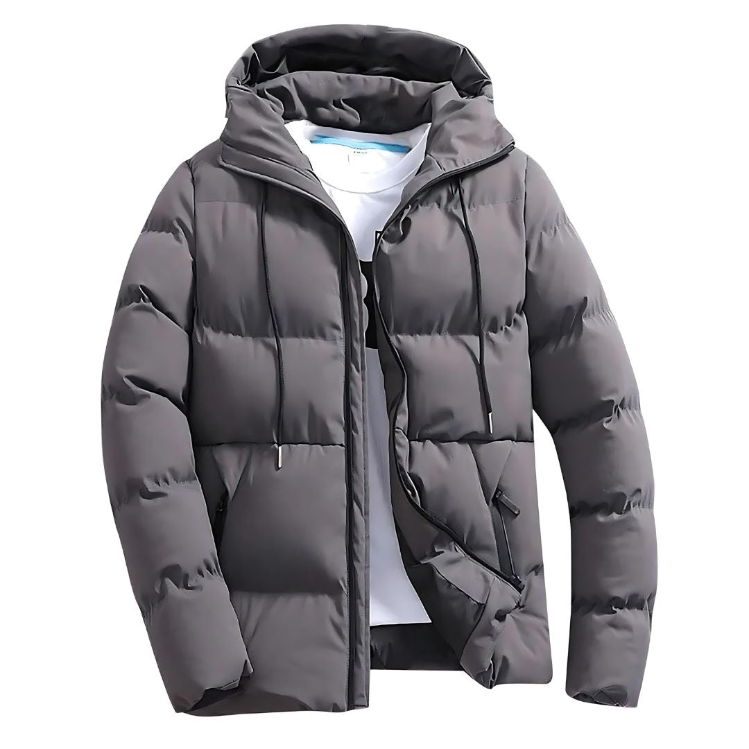 Xoana Men's Parka – Waterproof Winter Coat with Adjustable Hood & Cozy Lining