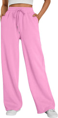 Bettina Women's Wide-Leg Sweatpants – High-Rise Waist, Drawstring & Handy Pockets