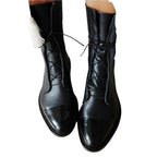 Balthazar Women's Boots – Refined Heeled Lace-Up Boots in Premium Leather