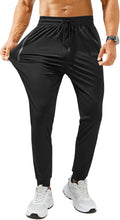 Niamh Men's Athletic Joggers – 4-Way Stretch, Zippered Pockets & Cuffed Ankles