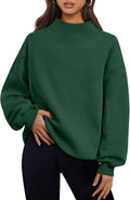 Kalinda Women's Oversized Fleece Sweatshirt – Asymmetric Neck, Dropped-Shoulder Design & Relaxed Silhouette