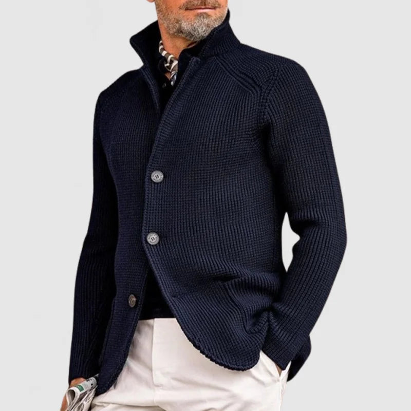 Nils Men's Cardigan – Refined Gentle Wool Cardigan with a Cozy, Timeless Style