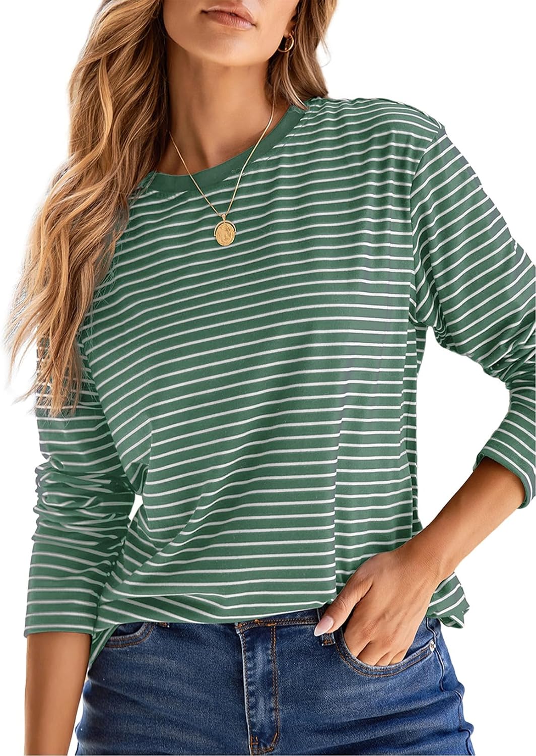 Lorcan Women's Knit Top – Crewneck, Easy Fit & Gentle Stretchy Material