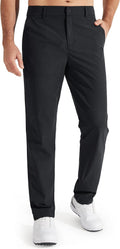 Hesper Men's Straight-Leg Trousers – Flexible Fabric, Belt Loops & 4 Handy Pockets