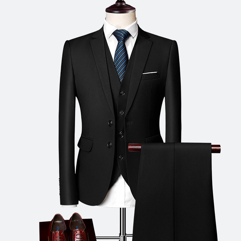 Ysolde Men's Suit – Refined 3-Piece Suit, Breathable and Cozy for Weddings and Business