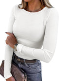 Pryderi Women's Crewneck Top – Full-Length Sleeves, Tailored Fit & Lightweight Design