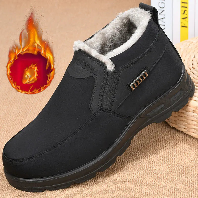 Rosamund Men's Winter Shoes – Cozy Slip-On Thermal Shoes with Plush Lining