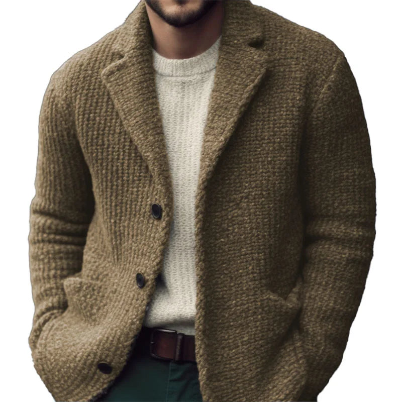 Havelock Men's Cardigan – Soft-Knit Comfort, Classic Fit & Refined Button-Up Style