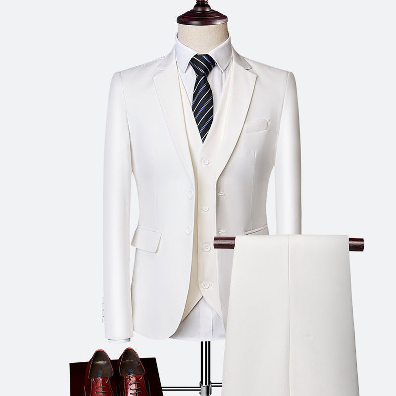 Ysolde Men's Suit – Refined 3-Piece Suit, Breathable and Cozy for Weddings and Business