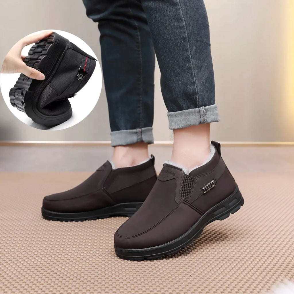 Rosamund Men's Winter Shoes – Cozy Slip-On Thermal Shoes with Plush Lining