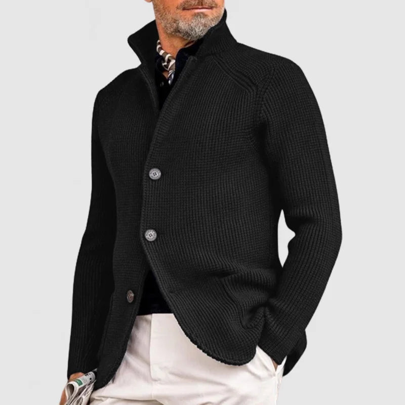 Nils Men's Cardigan – Refined Gentle Wool Cardigan with a Cozy, Timeless Style