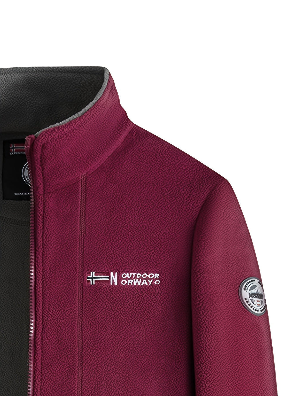 Halden Men's Outdoor Fleece Jacket – Gentle, Lightweight Warmth with a Protective Collar