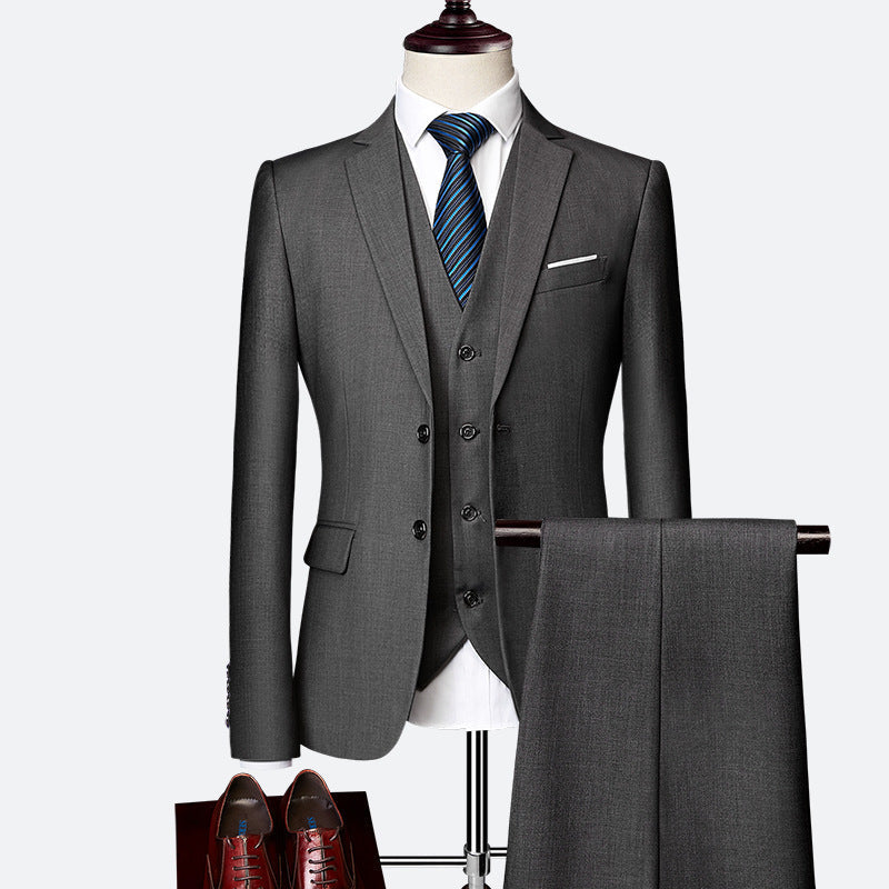 Ysolde Men's Suit – Refined 3-Piece Suit, Breathable and Cozy for Weddings and Business