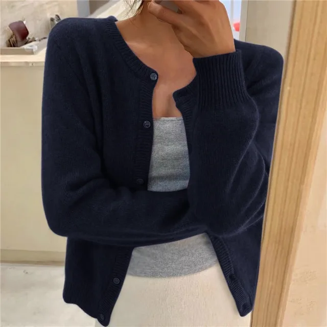 Oisin Women's Cardigan – Plush Knit Sweater with a Comfortable Fit & Effortless Timeless Elegance