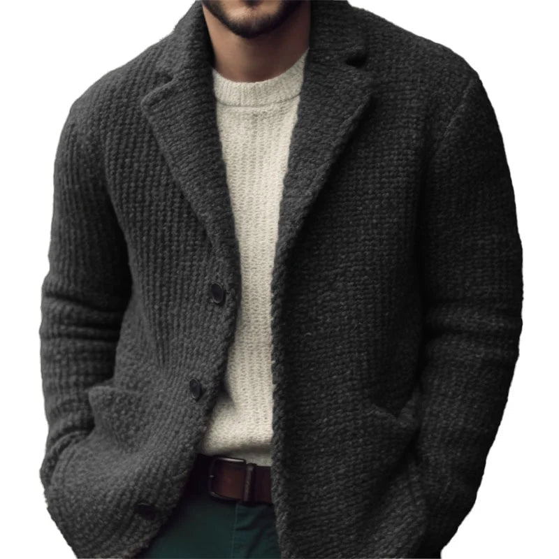 Havelock Men's Cardigan – Soft-Knit Comfort, Classic Fit & Refined Button-Up Style