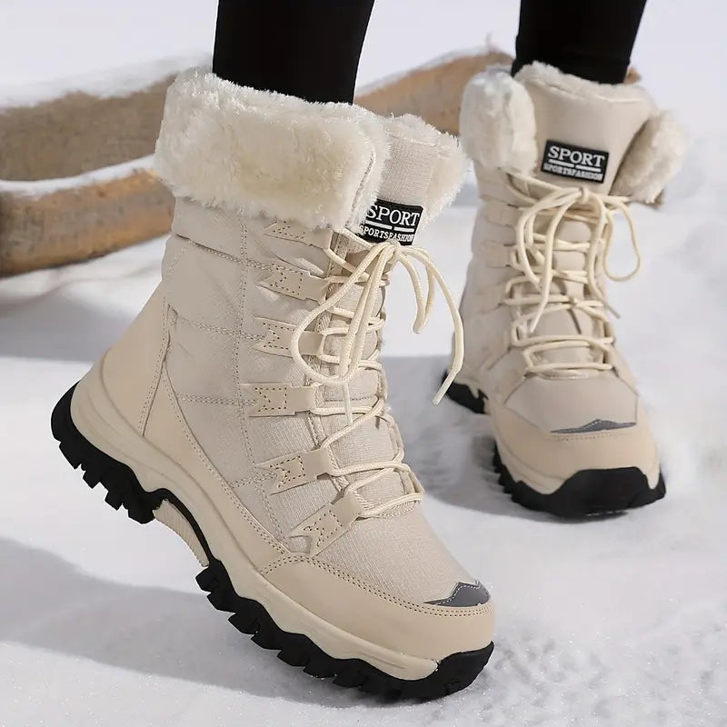 Xoana Women's Winter Boots – Insulating, Waterproof with Faux Fur Lining