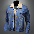 Jacinta Men's Denim Jacket – Insulating Lined Jean Jacket with Classic Modern Style