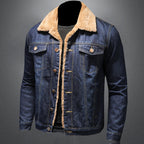 Jacinta Men's Denim Jacket – Insulating Lined Jean Jacket with Classic Modern Style