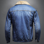 Jacinta Men's Denim Jacket – Insulating Lined Jean Jacket with Classic Modern Style