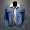 Jacinta Men's Denim Jacket – Insulating Lined Jean Jacket with Classic Modern Style