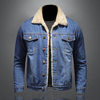 Jacinta Men's Denim Jacket – Insulating Lined Jean Jacket with Classic Modern Style
