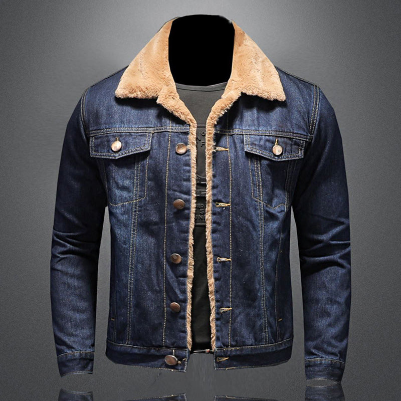 Jacinta Men's Denim Jacket – Insulating Lined Jean Jacket with Classic Modern Style