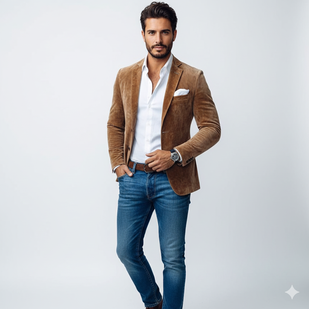 Tullia Slim-Fit Blazer for Men – Sophisticated Casual Jacket with a Versatile Modern Cut