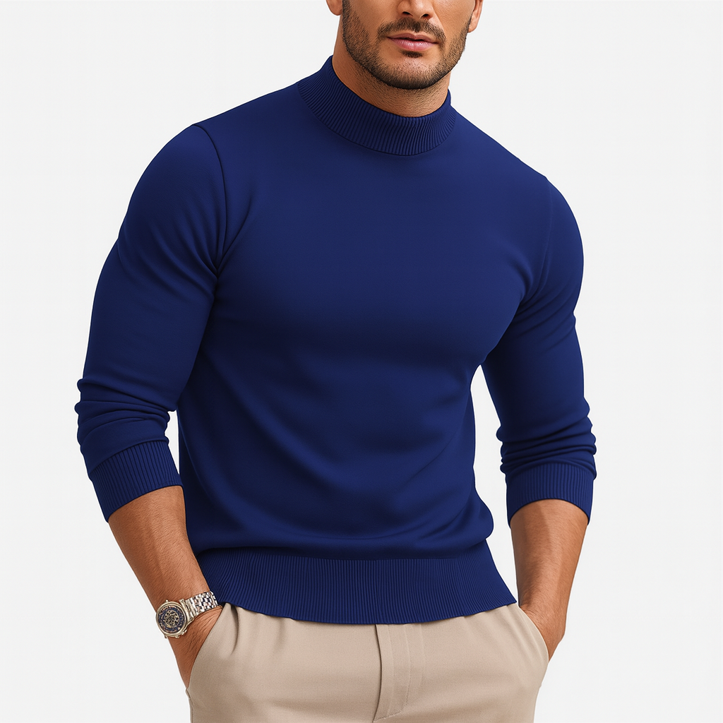 Hemlock Men's Turtleneck Sweater – Premium Soft-Knit Fabric in a Sleek, Contemporary Style